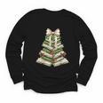 Xmas Tree Books Merry Christmas Coquette Bow Teacher Holiday Youth Long Sleeve Tee Xmas Tree Books Merry Christmas Coquette Bow Teacher Holiday Youth Long Sleeve Tee