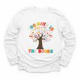100 Days In The Books Reading Teacher 100th Day Of School Premium Youth Long Sleeve Tee