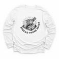 2 SIDES I Look Better Bent Over A Book Saying Quote Youth Long Sleeve Tee