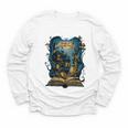 4 Books Are Portable Magic Bookish Reading Nerd Quote Youth Long Sleeve Tee