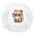 Adorable Book Lover Chipmunk With Reading Glasses Cute Premium Youth Long Sleeve Tee Adorable Book Lover Chipmunk With Reading Glasses Cute Premium Youth Long Sleeve Tee