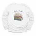 Barely Tolerable Book Lover Floral Quote Pride And Prejudice Youth Long Sleeve Tee