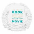 The Book Was Better Than The Movie Literary Library Bookworm Premium Tri-Blend Youth Long Sleeve Tee The Book Was Better Than The Movie Literary Library Bookworm Premium Tri-Blend Youth Long Sleeve Tee