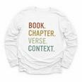 Book Chapter Verse Christian Bible Reformed Theology Youth Long Sleeve Tee