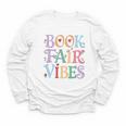 Book Fair Vibes Groovy Retro Reading Youth Long Sleeve Tee Book Fair Vibes Groovy Retro Reading Youth Long Sleeve Tee