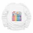 Book Flower Radicalized By Basic Decency Feminist Leftist Youth Long Sleeve Tee