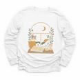 Book Lover Moonlight Reading Scene Night Youth Long Sleeve Tee