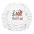 Book Lovers Winter Sleighing Through Stories Tee Premium Tri-Blend Youth Long Sleeve Tee