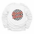 Bookish Baddie Retro Aesthetic Typography Youth Long Sleeve Tee