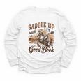 Bookish Retro Western Cowgirl Texas Book Lover Novel Reader Youth Long Sleeve Tee Bookish Retro Western Cowgirl Texas Book Lover Novel Reader Youth Long Sleeve Tee