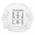 The Books Of The Bible Old And New Testament Complete List Youth Long Sleeve Tee
