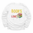 Books Are My Love Language Stack Youth Long Sleeve Tee