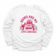 Books Are My Love Language Valentine Book Lover Youth Long Sleeve Tee Books Are My Love Language Valentine Book Lover Youth Long Sleeve Tee