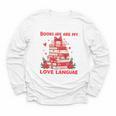 Books Are My Love Language Valentine Book Reading Teacher Youth Long Sleeve Tee Books Are My Love Language Valentine Book Reading Teacher Youth Long Sleeve Tee