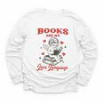 Books Are My LoveLanguage Cupid Valentines Youth Long Sleeve Tee