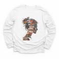 Books Lover Women Art Colorful Drawing Graphic Books Youth Long Sleeve Tee