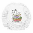 Books Original Handheld Device Reader Literacy Book Lover Youth Long Sleeve Tee