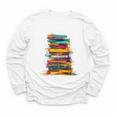 Books Painting Colorful Art Abstract Graphic Books Youth Long Sleeve Tee Books Painting Colorful Art Abstract Graphic Books Youth Long Sleeve Tee