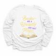 Books Are A Uniquely Portable Magic Reading Bookworm Youth Long Sleeve Tee