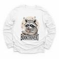 Booktrovert Raccoon Reading And Coffee For Book Lover Youth Long Sleeve Tee
