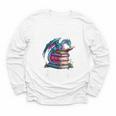Bookworm Please I'm A Book Dragon Blue Dragon Youth Long Sleeve Tee