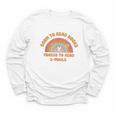 Born To Read Books Forced To Emails Vintage Retro Rainbow Youth Long Sleeve Tee