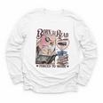 Born To Read Forced To Work Booklover -Adults Book Lovers Casual Grey Small Youth Long Sleeve Tee