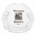 Bronte Novel Wuthering Heights Moorland Gothic Book Cover Youth Long Sleeve Tee
