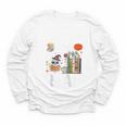 Carve Out Time To Read Halloween Ghost Books Raglan Baseball Tee Youth Long Sleeve Tee