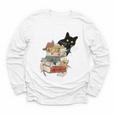 Cat And Books Flowers Reading Club Cat Lover Bookworm Youth Long Sleeve Tee Cat And Books Flowers Reading Club Cat Lover Bookworm Youth Long Sleeve Tee