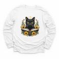 Cat For Women Book Lover Cute Cat And Book Youth Long Sleeve Tee