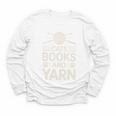 Cats Books And Yarn Crocheter Crocheting Youth Long Sleeve Tee