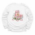 Caution Slippery When Reading Book Reader Youth Long Sleeve Tee