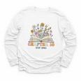 Chapter 10 Years Old 10th Birthday Wildflower Book Lover Youth Long Sleeve Tee