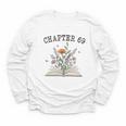 Chapter 69 Book Lovers & Readers 69th Birthday Wildflowers Youth Long Sleeve Tee
