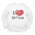 Clifford The Big Red Dog I Heart Clifford Childrens Books Youth Long Sleeve Tee