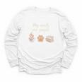Coffee Paw Print Book Lover Reading Simple Life Bookworm Premium Tri-Blend Youth Long Sleeve Tee