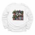 Cosy Sloth In Bookshelf With Plants Youth Long Sleeve Tee