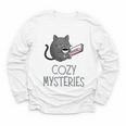 Cozy Mysteries Coffee And Novel For Book Lovers Youth Long Sleeve Tee