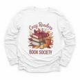 Cozy Readers Book Society Fall Autumn Floral Pumpkin Season Youth Long Sleeve Tee Cozy Readers Book Society Fall Autumn Floral Pumpkin Season Youth Long Sleeve Tee