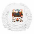 Cozy Reading Cabin Retreat Fall Bookish Autumn Cozy Reader Youth Long Sleeve Tee