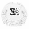 Crying Over Fictional Characters Book Lovers Youth Long Sleeve Tee Crying Over Fictional Characters Book Lovers Youth Long Sleeve Tee