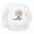 Cute Fairy Reading Fairycore Aesthetic Book Lover Youth Long Sleeve Tee