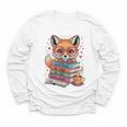 Cute Fox Read More Be Kind Stay Weird Reader Geek Book Lover Youth Long Sleeve Tee