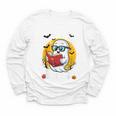 Cute Ghost Reading Book Retro Halloween Librarian Youth Long Sleeve Tee Cute Ghost Reading Book Retro Halloween Librarian Youth Long Sleeve Tee