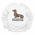Dachshund Dog Dachshund Decor Books Nerds Dachshund Youth Long Sleeve Tee