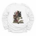 Dog Book Flower Youth Long Sleeve Tee
