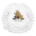 Dog Cooking The Books Youth Long Sleeve Tee