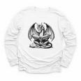 Dragon Reading Book Bookworm Books Dragon Lover Learning Youth Long Sleeve Tee