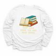 Drink Tea And Read Books Reading Bookworm Literature Youth Long Sleeve Tee Drink Tea And Read Books Reading Bookworm Literature Youth Long Sleeve Tee